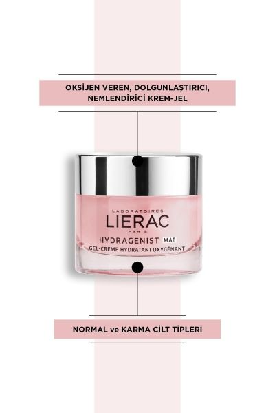 Lierac Hydragenist Moisturizing Oksijen Veren Krem Jel 50ml + Hydragenist Pürüzsüzleştirici Göz Kremi 15ml