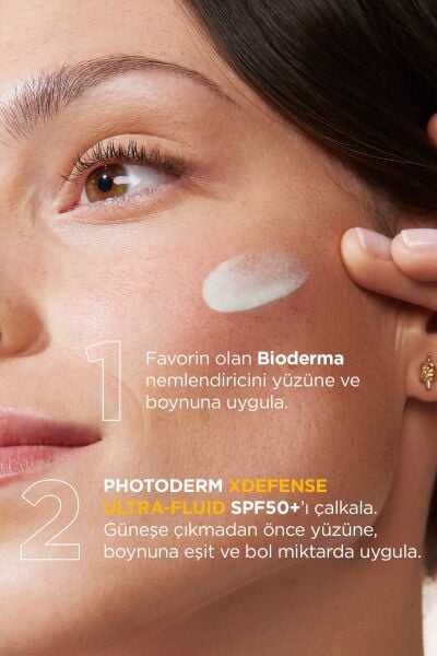 Photoderm XDefense Spf50+ Tüm Cilt Tipleri Antioksidan Etkili Akışkan Güneş Kremi Renksiz 40 ml