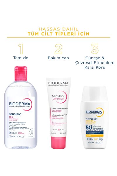 Photoderm XDefense Spf50+ Tüm Cilt Tipleri Antioksidan Etkili Akışkan Güneş Kremi Renksiz 40 ml