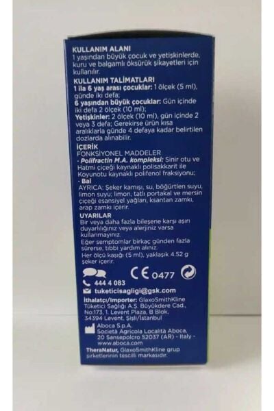 GSK Theranatur Öksürük Şurubu 128 G