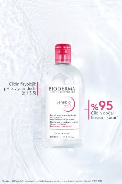 Sensibio H2O Micellar Makyaj Temizleme Suyu Hassas ve Normal Ciltler 500 ml