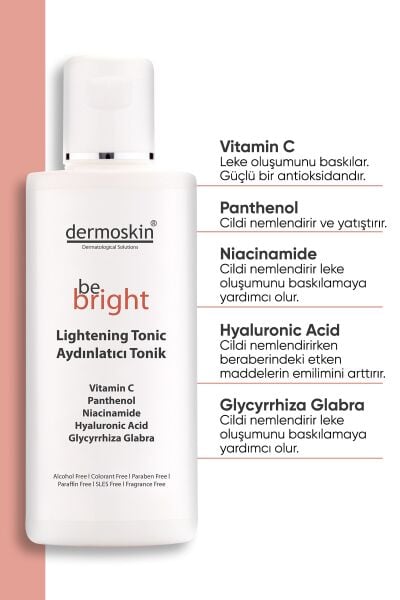 Be Bright Gözenek Sıkılaştırıcı, Leke Karşıtı Ve Aydınlatıcı Tonik 200 ml