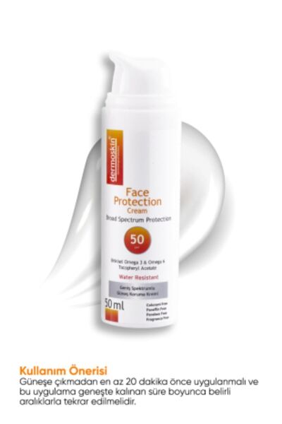 Face Protection SPF 50+  Güneş Koruyucu Krem 50ml