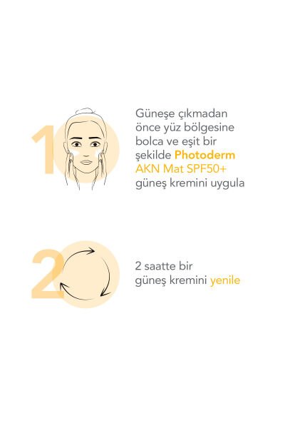 Photoderm Akn Mat Karma Ve Yağlı Ciltler Için Matlaştırıcı Etkili Spf30 Güneş Koruyucu 40ml