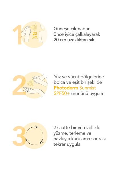 Photoderm Sun Mist SPF50+ Yüksek Korumalı Vücut Güneş Kremi 150 ml