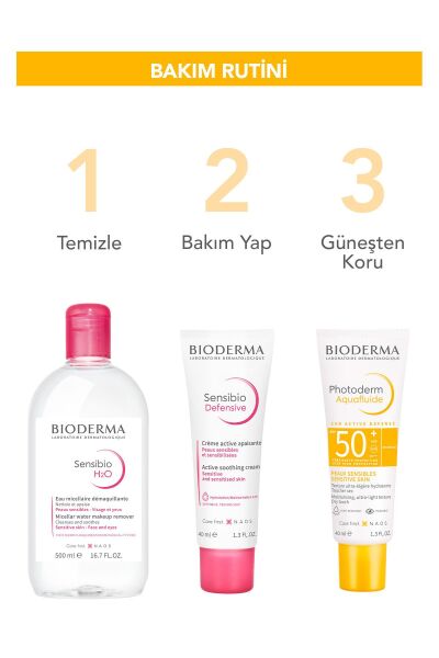 Photoderm Aquafluid SPF50+ Tüm Ciltler için Yüksek Korumalı Yüz Güneş Kremi 40 ml