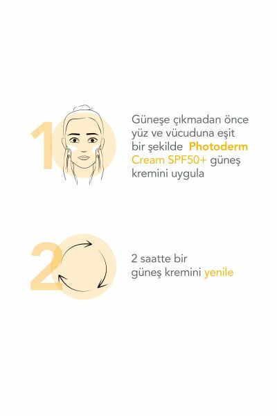 Photoderm Cream SPF50+ Kuru Ciltler için Yüksek Korumalı Yüz Güneş Kremi 40 ml