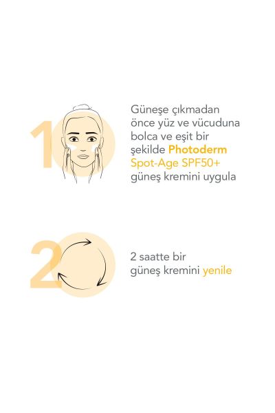 Photoderm Spot Age SPF50+ Leke, Yaşlanma ve Kırışıklık Karşıtı Yüksek Korumalı Güneş Kremi 40 ml