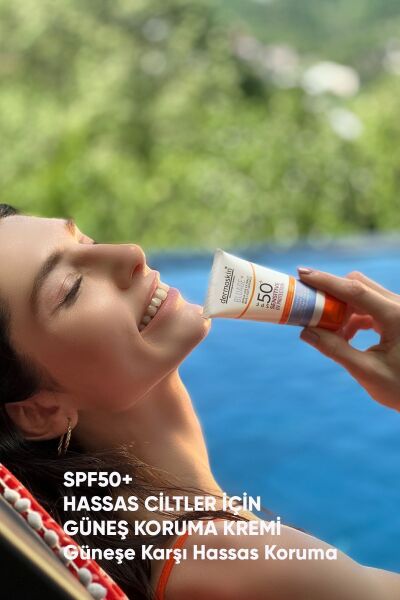 Hassas Ciltler Için Güneş Kremi Spf50 Mavi Işık Korumalı