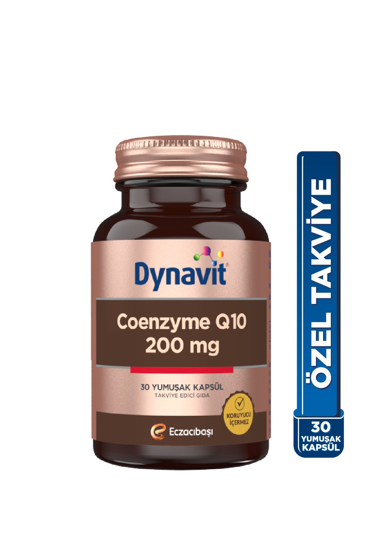 Coenzyme Q10 (Ubikinon) 200 Mg 30 Yumuşak Kapsül 200 mg - KoenzimQ10