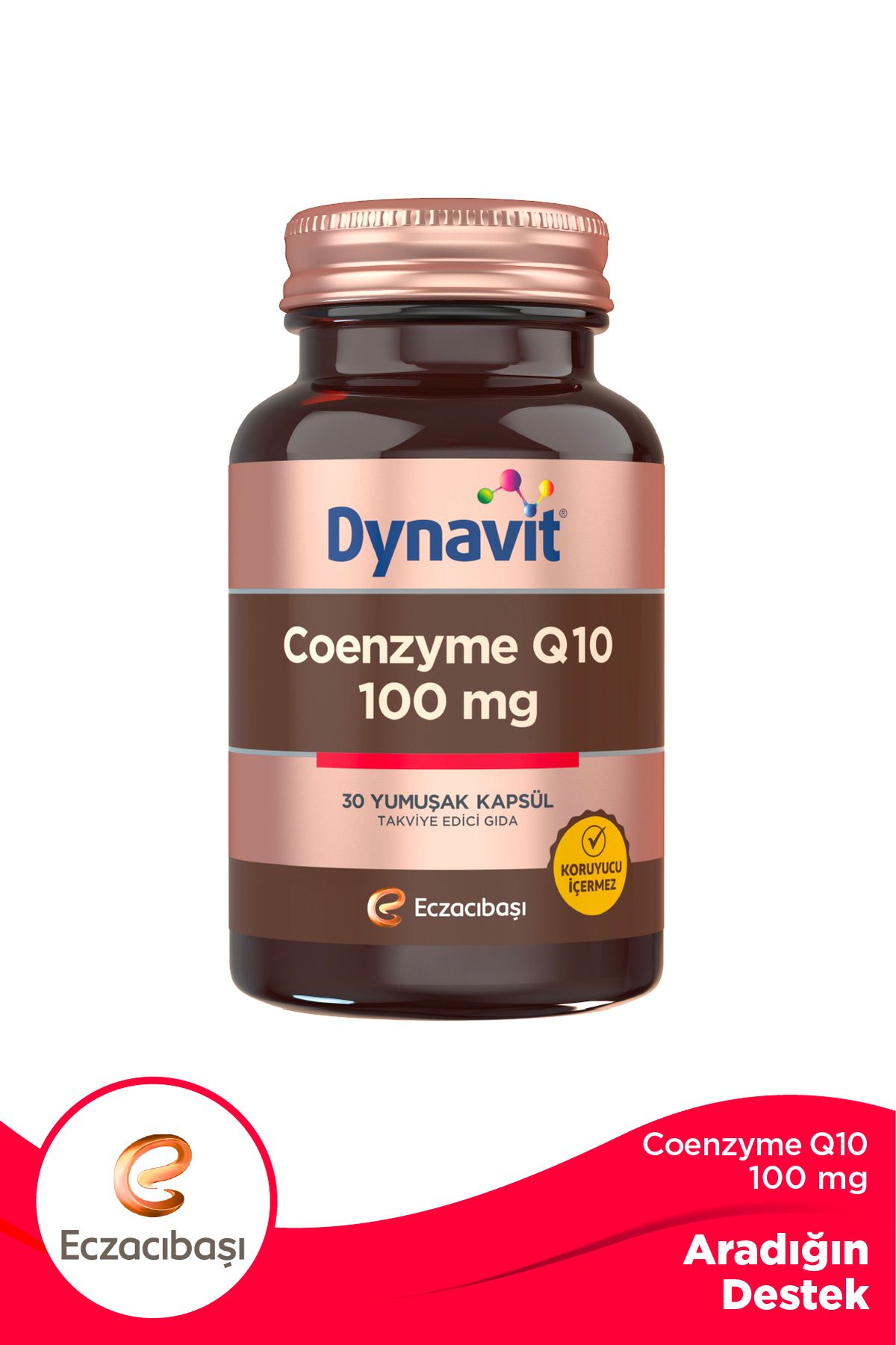 Coenzyme Q10 100 Mg 30 Yumuşak Kapsül