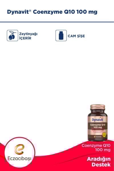 Coenzyme Q10 100 Mg 30 Yumuşak Kapsül