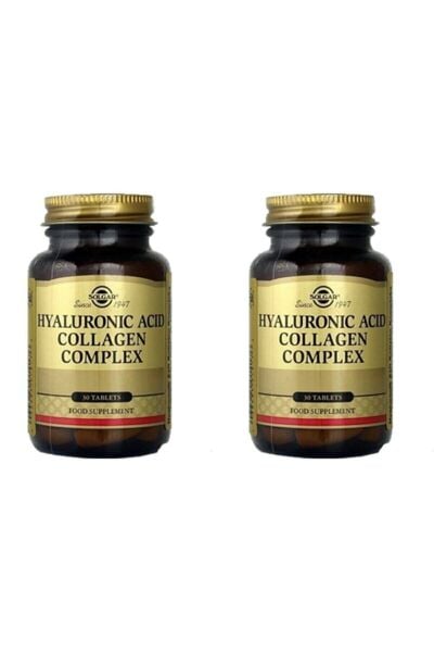 Solgar Hyaluronic Acid Collagen Complex 30 Tablet X2 Adet