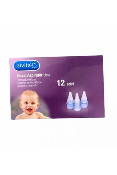 Alvita Nazal Aspiratör 12 Adet Yedek Uç