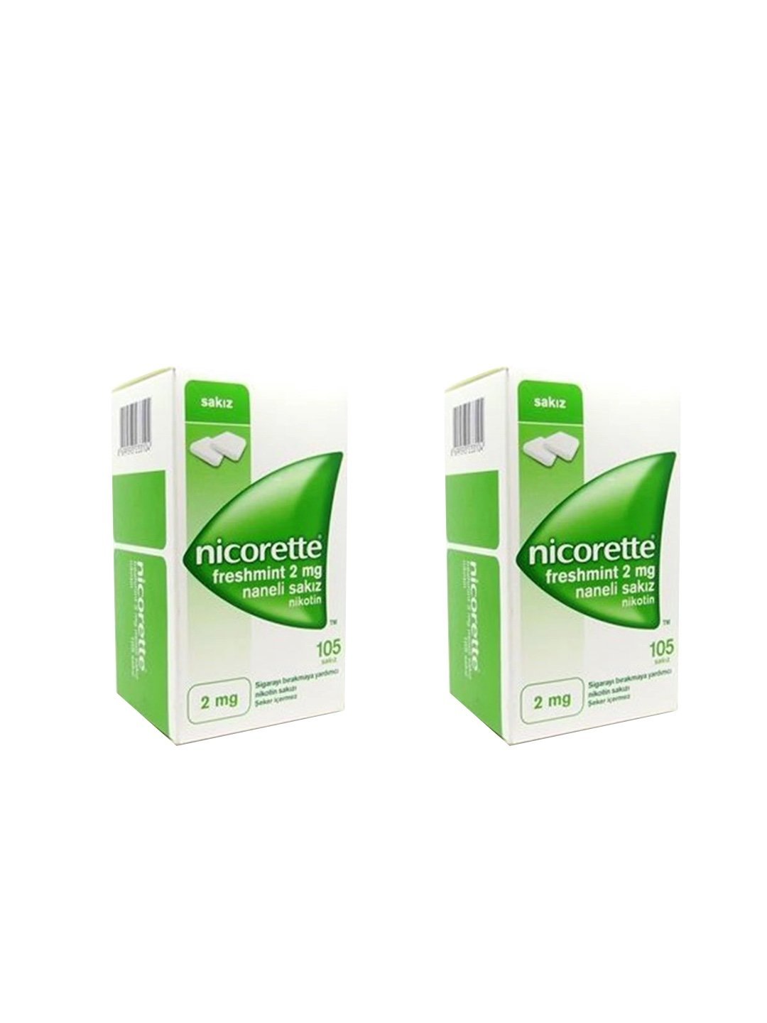 Nicorette 2 mg Naneli Sakız 105 li 2 Kutu