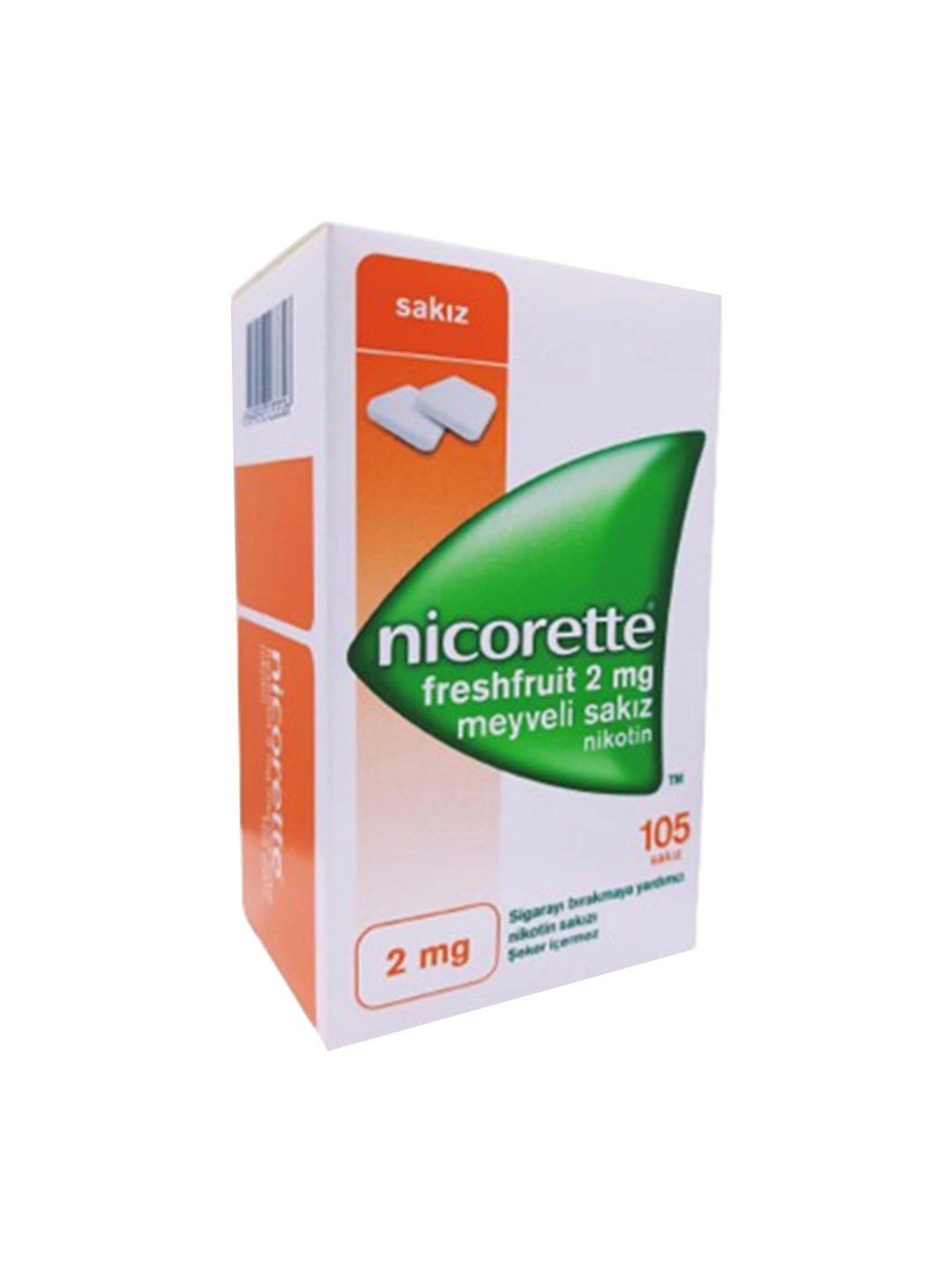 Nicorette 2 mg Meyveli Sakız 105 li