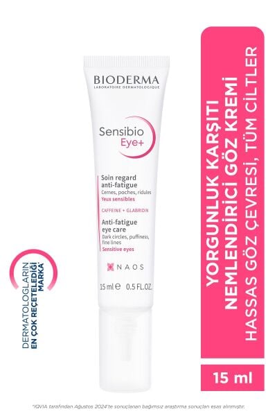 Sensibio Eye+ Hassas Göz Çevresi Koyu Halka ve Kırışıklık Karşıtı Nemlendirici Göz Bakım Kremi 15 ml