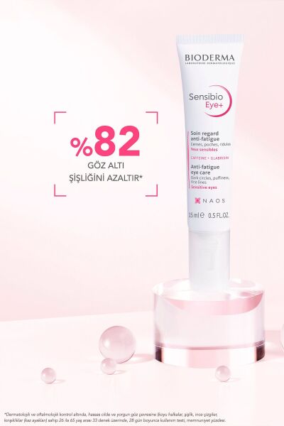 Sensibio Eye+ Hassas Göz Çevresi Koyu Halka ve Kırışıklık Karşıtı Nemlendirici Göz Bakım Kremi 15 ml