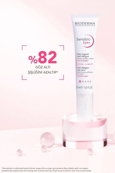 Sensibio Eye+ Hassas Göz Çevresi Koyu Halka ve Kırışıklık Karşıtı Nemlendirici Göz Bakım Kremi 15 ml
