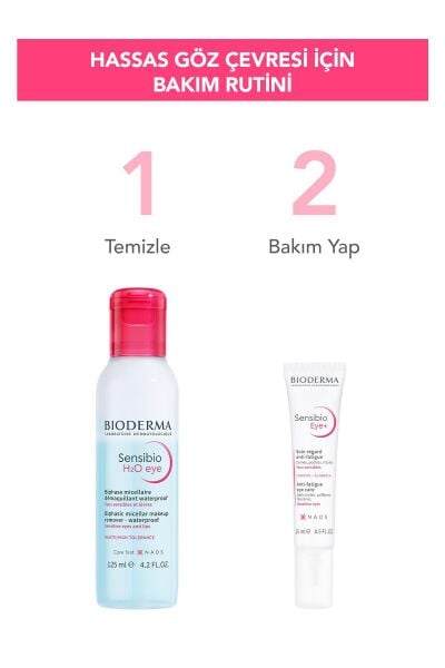 Sensibio Eye+ Hassas Göz Çevresi Koyu Halka ve Kırışıklık Karşıtı Nemlendirici Göz Bakım Kremi 15 ml