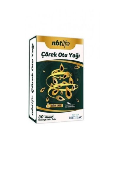 NBT LİFE Çörekotu Yağı 30 Kapsül