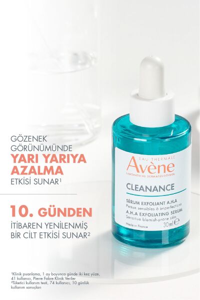 Cleanance Cilt Kusurları Karşıtı A.H.A İçeren Peeling Etkili Serum 30 ml