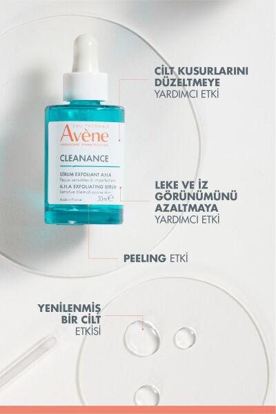 Cleanance Cilt Kusurları Karşıtı A.H.A İçeren Peeling Etkili Serum 30 ml