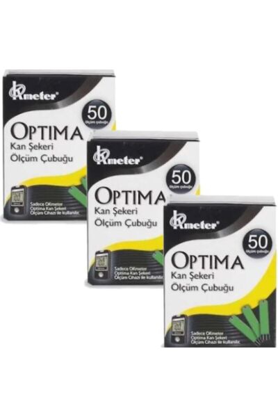 OPTİMA Şeker Ölçüm Stribi X 3 KUTU