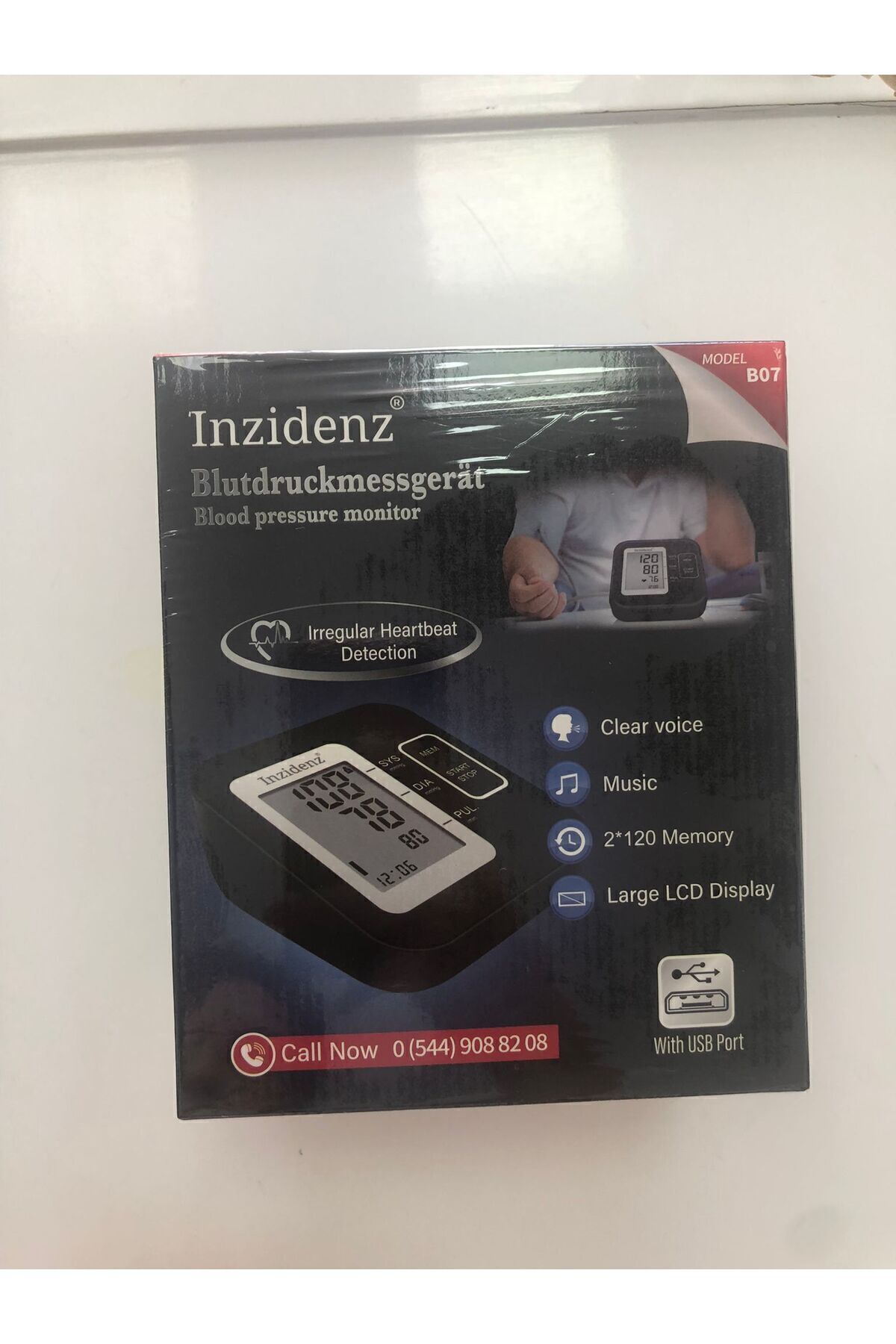 Dijital inzidenz B07 model tansiyon aleti Pilli Kol