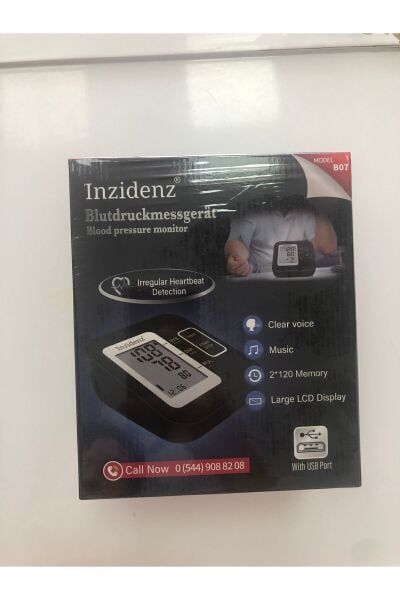 Dijital inzidenz B07 model tansiyon aleti Pilli Kol