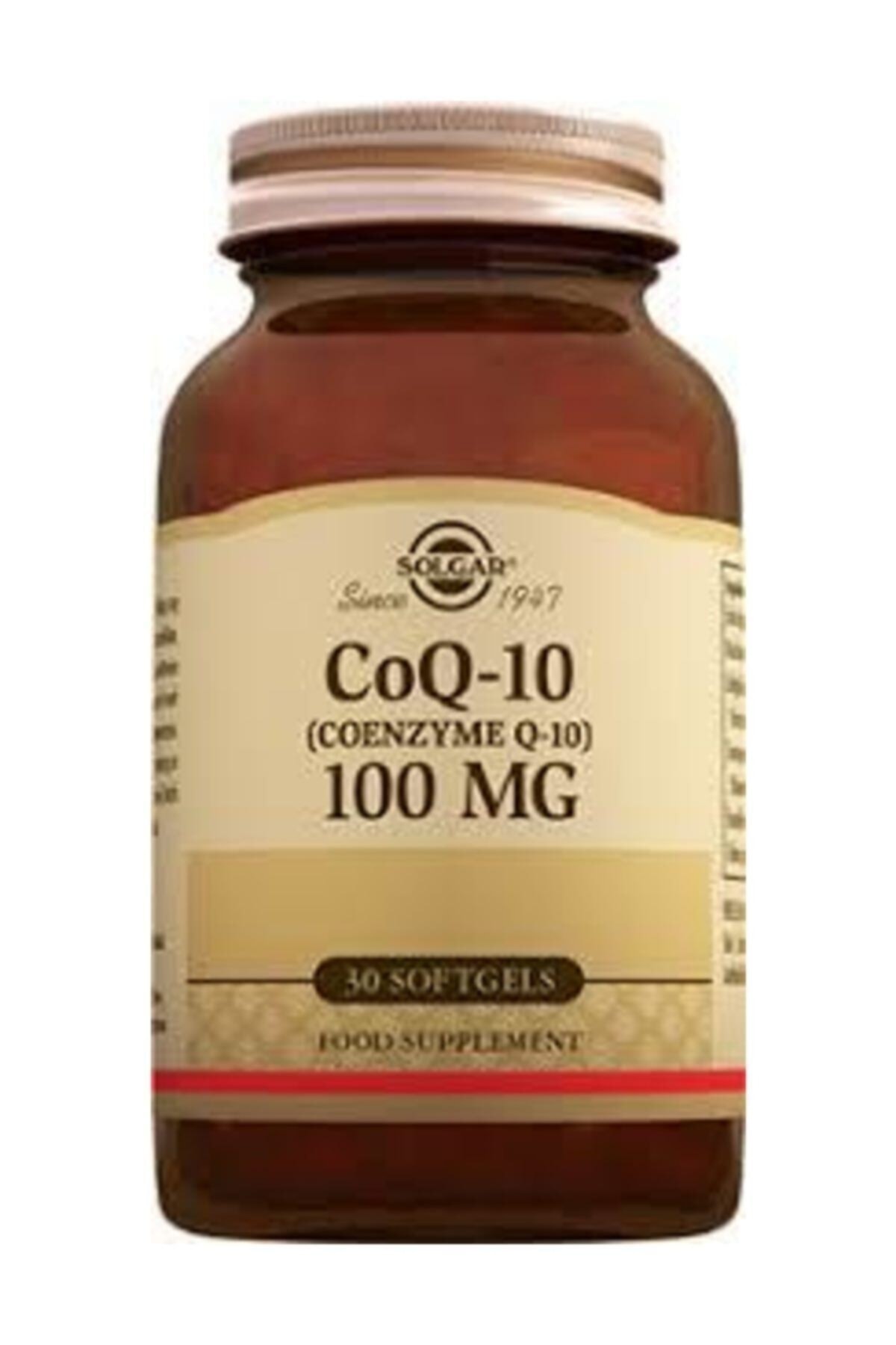 SOLGAR Coq-10 (Koenzim Q-10) 100 Mg. 30 Kapsül