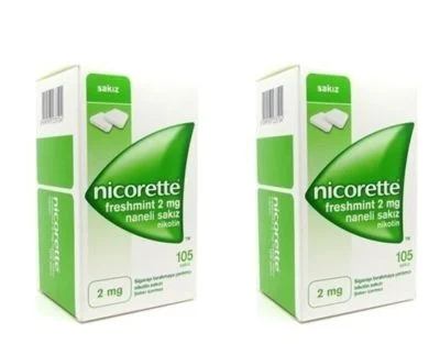 2Nicorette Freshmint 2 Mg Naneli Nikotin Sakızı 105 Adet/2li