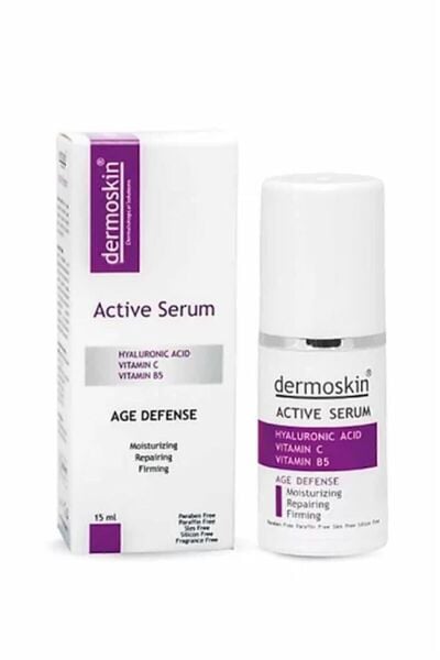 Active Serum | Hyaluronik Asit | C Vitamini Cilt Bakımı | Yüz Nemlendirici | Cilt Serumu | 15 ml