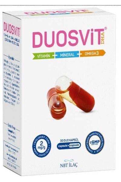 Nbt Life Duosvit Dha Omega-3 Vitamin Mineral 30 Kapsül