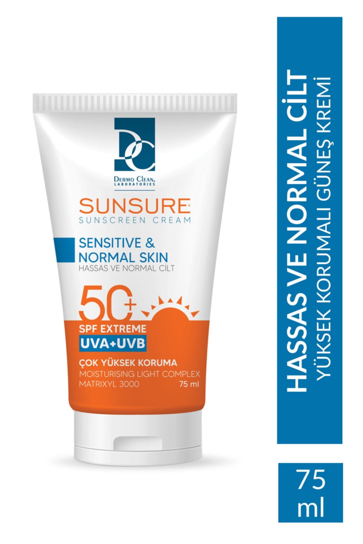 Dermo Clean Sunsure Hassas Ve Normal Cilt Güneş Kremi Serisi 75 Ml