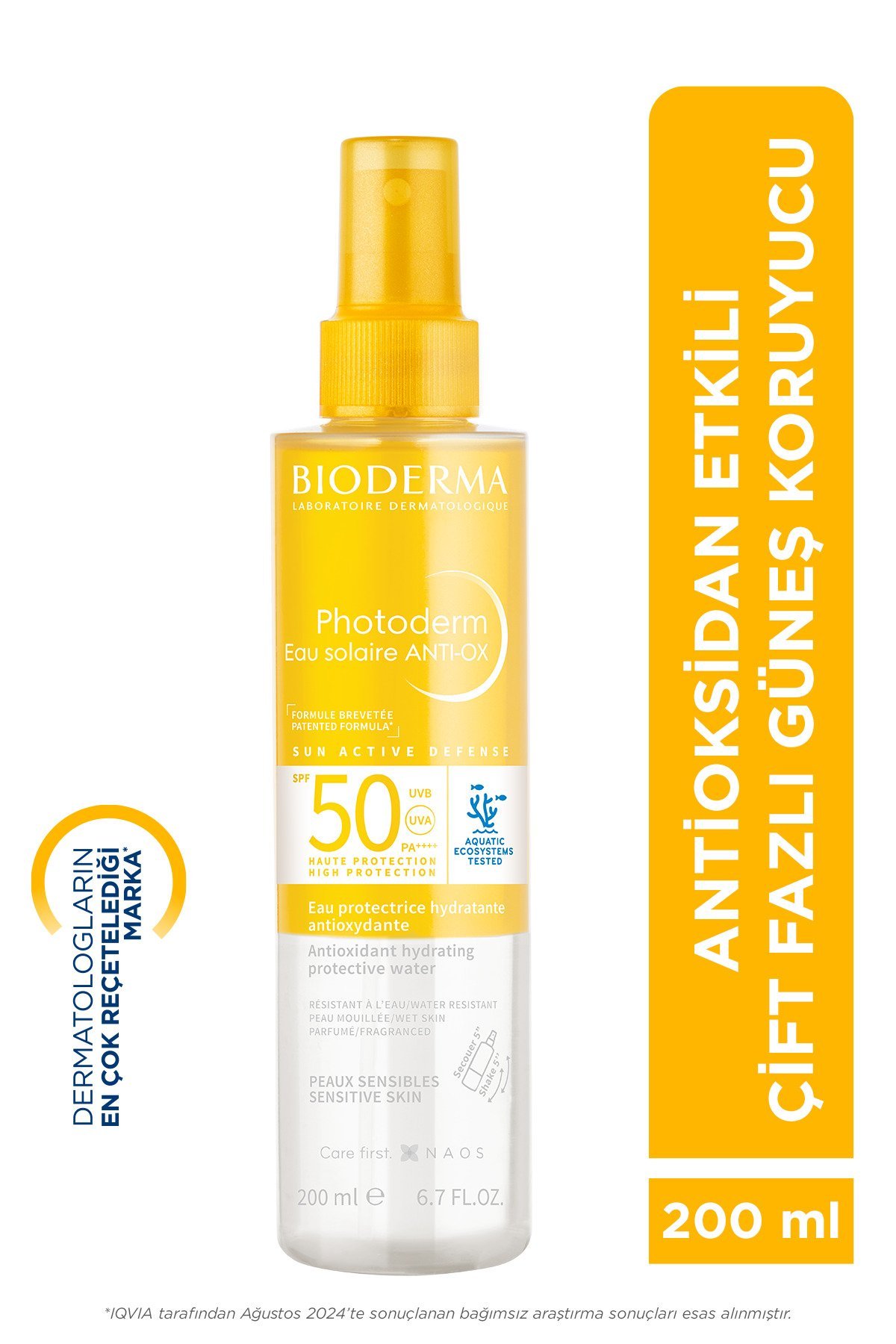 Photoderm Anti-ox Sun Protective Water Spf50 200 ml