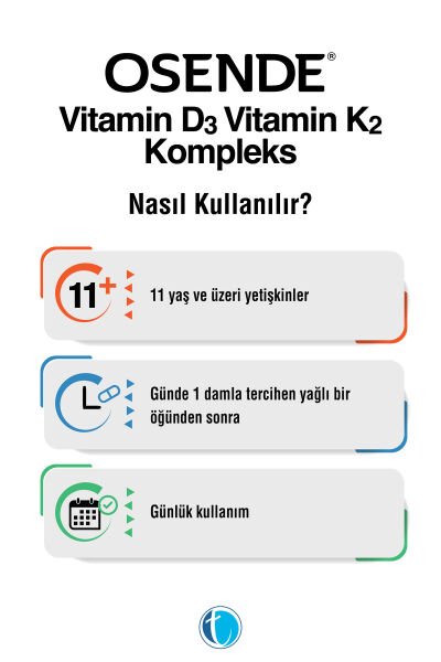 D3K2 Kompleks Damla 20 ml Vitamin D Vitamin K2 MK-7 MK-4