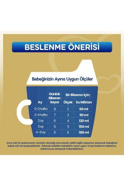 Gold 1 Bebek Sütü 0-6 Ay 800 Gr
