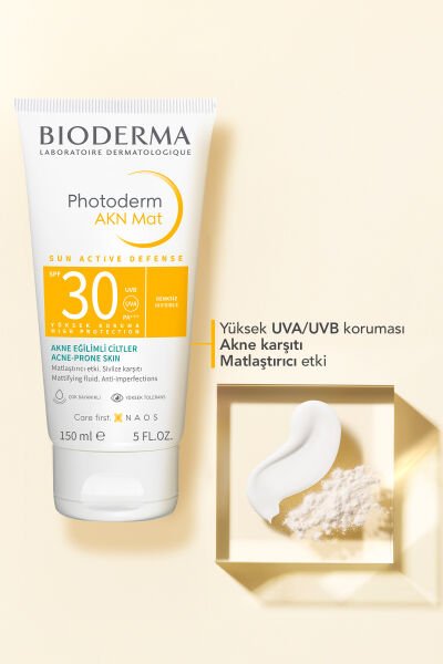 Photoderm Akn Mat Karma Ve Yağlı Ciltler Için Matlaştırıcı Etkili Spf30 Güneş Kremi 150 ml