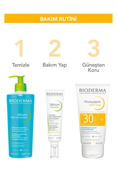 Photoderm Akn Mat Karma Ve Yağlı Ciltler Için Matlaştırıcı Etkili Spf30 Güneş Kremi 150 ml