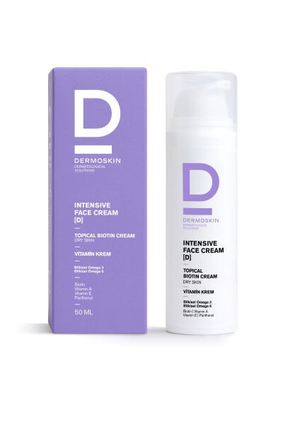 Intensive Face Topicalbiotin Cream(D) | Kuru Ciltler İçin Nemlendirici Yoğun Bakım Kremi | 50 ml