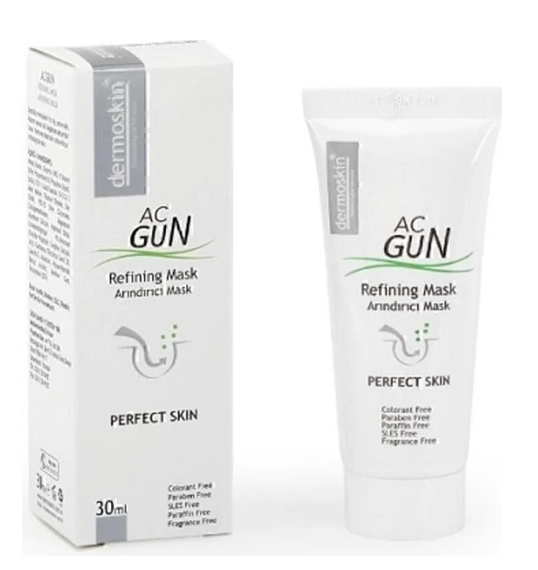 ACGUN Arındırıcı Scrub Maske | Sivilce ve Akne Karşıtı Nemlendirici Yüz Bakım Maskesi | 30 ml