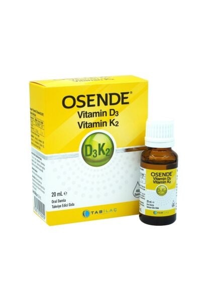 Osende Vitamin D3k2 Takviye Edici Gıda 20 ml