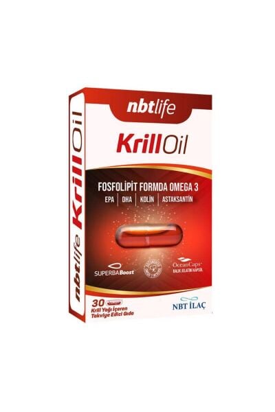 Krill Oil Takviye Edici Gıda 30 Kapsül