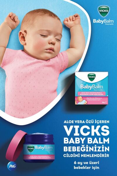 Vicks Babybalm Nemlendirici Bebek Kremi 50 gr